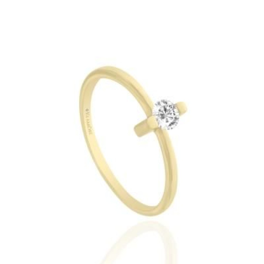 Joyeria Fina PEDIDO | Anillo De Compromiso Sole Oro Oro Amarillo