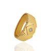 Joyeria Fina GVR | Anillo Ricker Caballero Oro Con Diamante Oro Amarillo