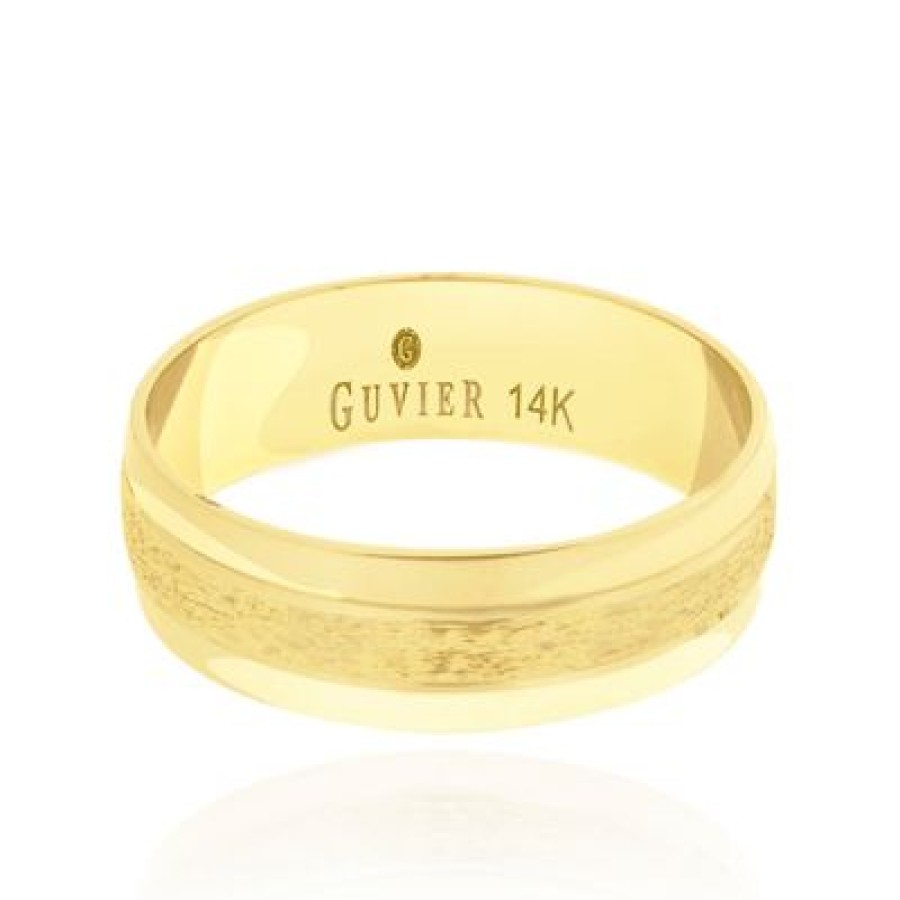 Joyeria Fina PEDIDO | Argolla Guvier Oro 14K 6Mm 4 Oro Amarillo