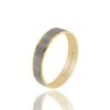 Joyeria Fina PEDIDO | Argolla Aline Oro Bicolor 14K Oro Amarillo Y Blanco