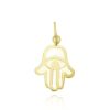 Joyeria Fina GVR | Dije Mano De Fatima Oro 14K Con Madreper Jl12