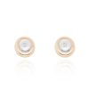 Joyeria Fina GVR | Broqueles Oro Bicolor 14K Con Dte