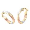 Joyeria Fina GVR | Arracadas Oro Florentino 14K