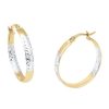 Joyeria Fina GVR | Arracadas Oro Bicolor 14K