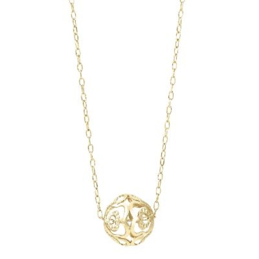 Joyeria Fina GVR | Dije Con Cadena Boule Oro 14K