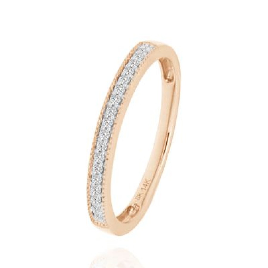 Joyeria Fina GVR | Churumbela 14K Con Dte Oro Rosa