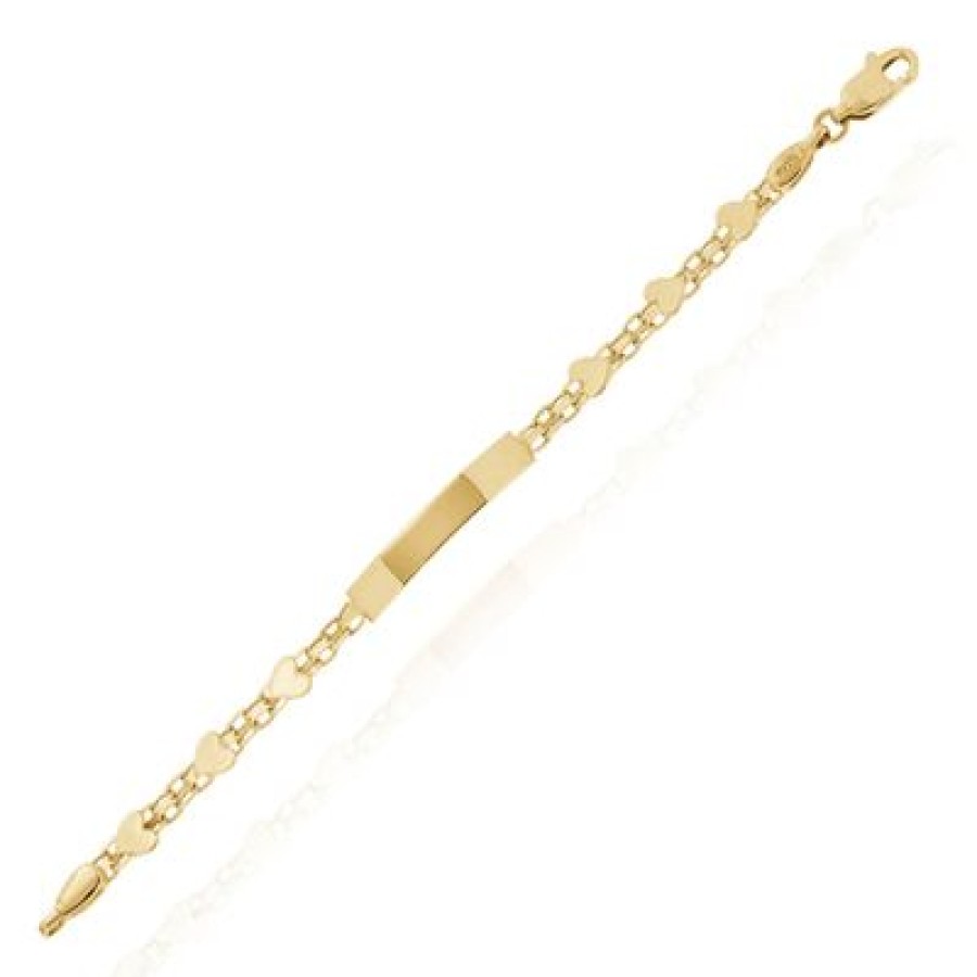 Joyeria Fina GVR | Esclava Para Nino Bismark Corazon Oro 14K Gr232