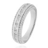 Joyeria Fina GVR | Churumbela Oro Bco 14K Con Diamante