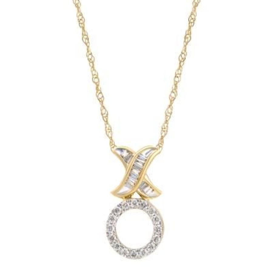 Joyeria Fina GVR | Dije C/Cad Oro Con Dte Sd2111