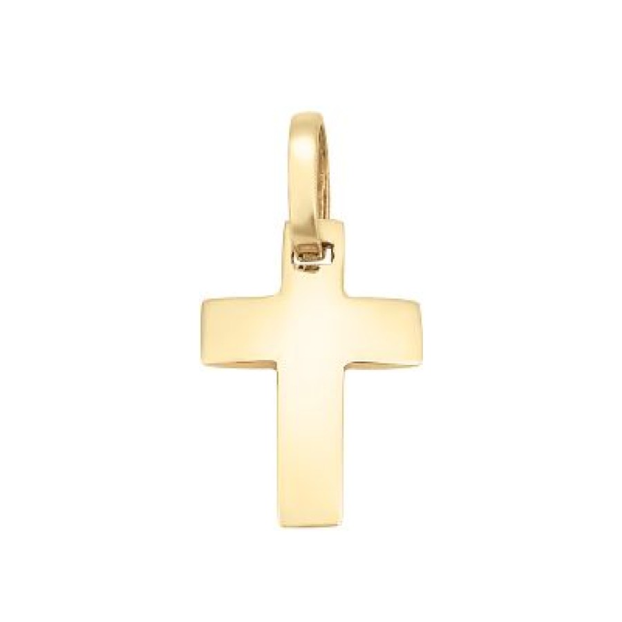 Joyeria Fina GVR | Cruz Delgada Oro 14K