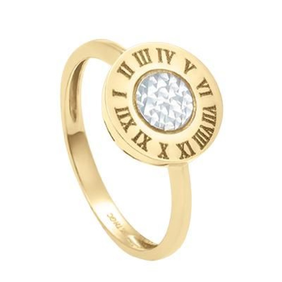 Joyeria Fina GVR | Anillo Dama Oro Bicolor 14K Oro Amarillo Y Blanco