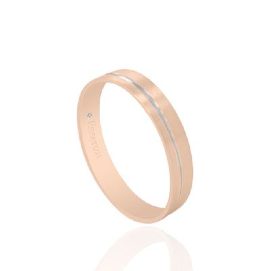 Joyeria Fina PEDIDO | Argolla 14K De 4 Mm Oro Rosa