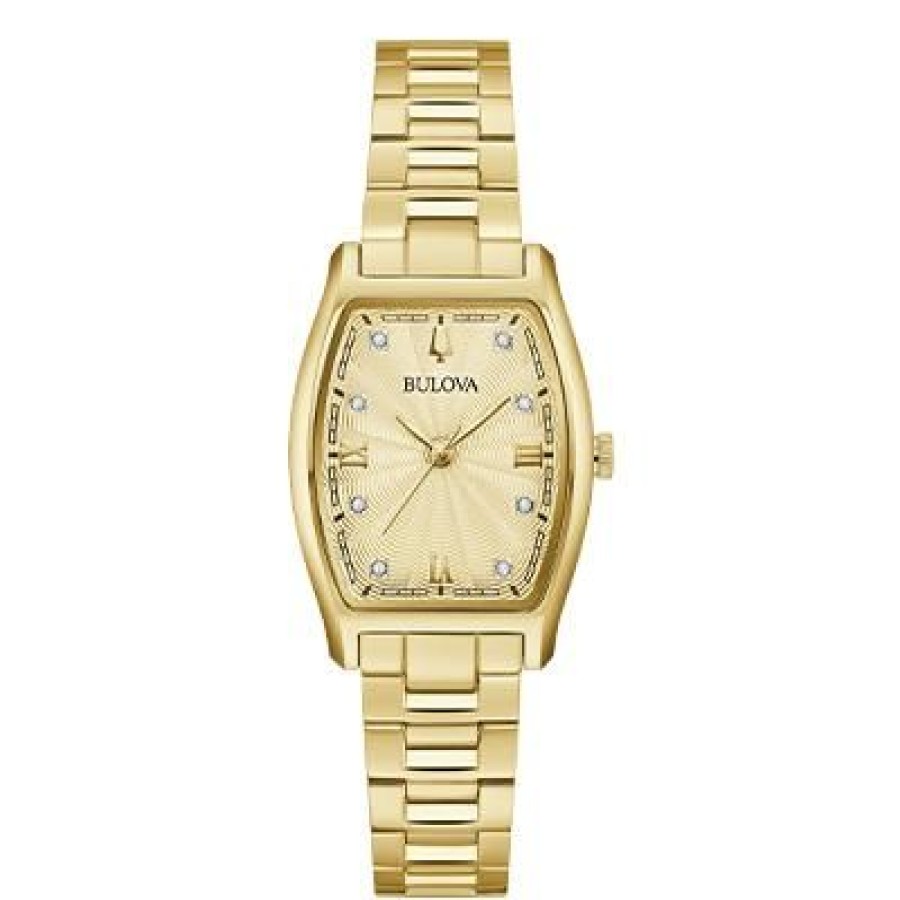 Relojes Bulova | Reloj Bulova Bulova De Diamantes Para Dama 97P160