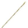 Joyeria Fina GVR | Pulsera Caballero Oro Bicolor 14K