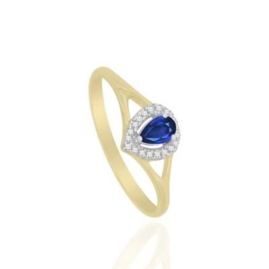 Joyeria Fina GVR | Anillo Cristina Dama Oro 14K