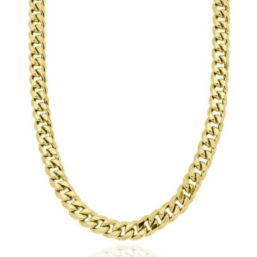 Joyeria Fina GVR | Cadena Caballero Curb Oro 14K Oro Amarillo