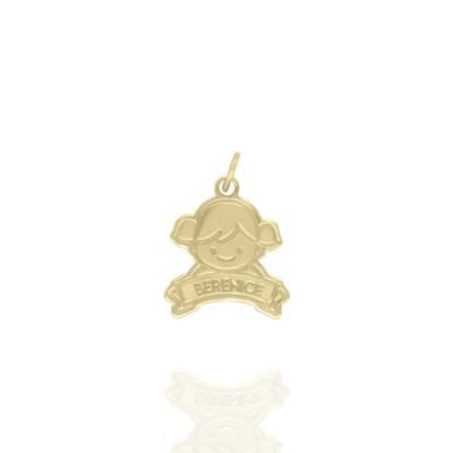 Joyeria Fina PERSONALIZADO | Dije Little Name Oro 14K Oro Amarillo