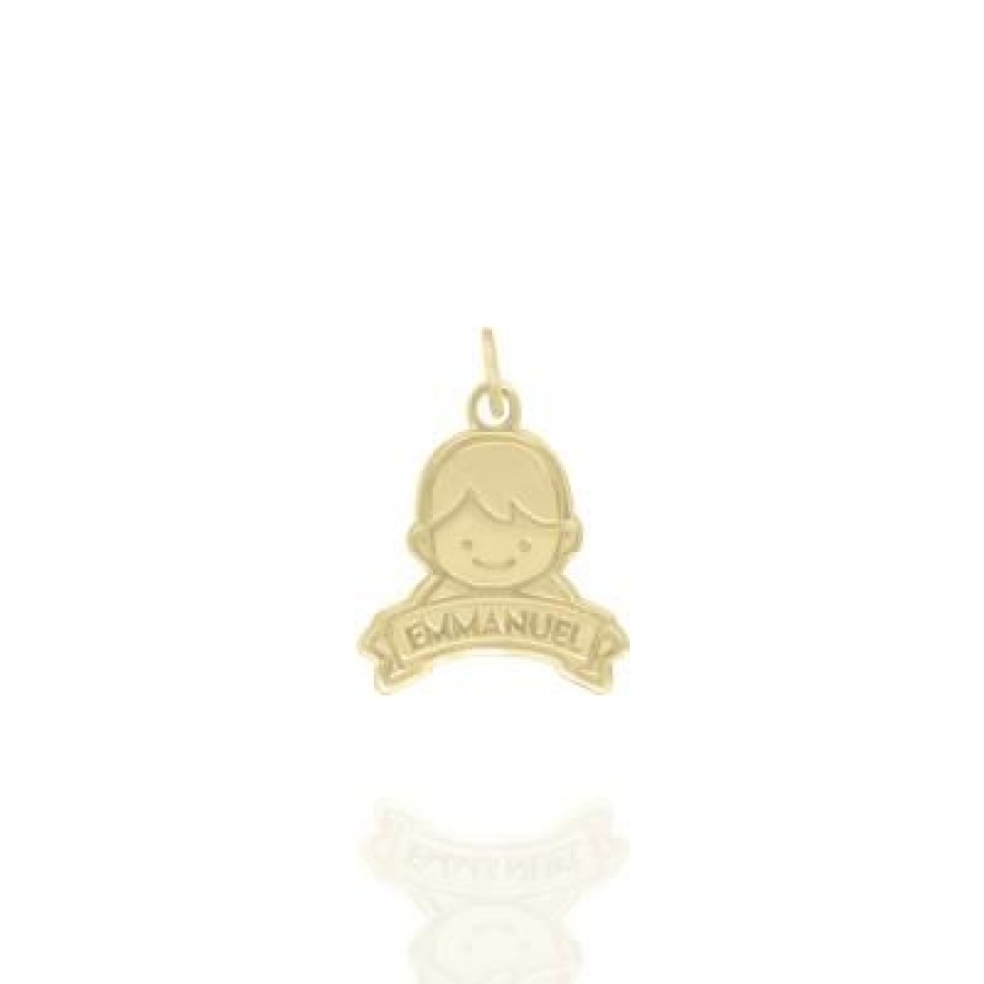 Joyeria Fina PERSONALIZADO | Dije Little Name Oro 14K Oro Amarillo