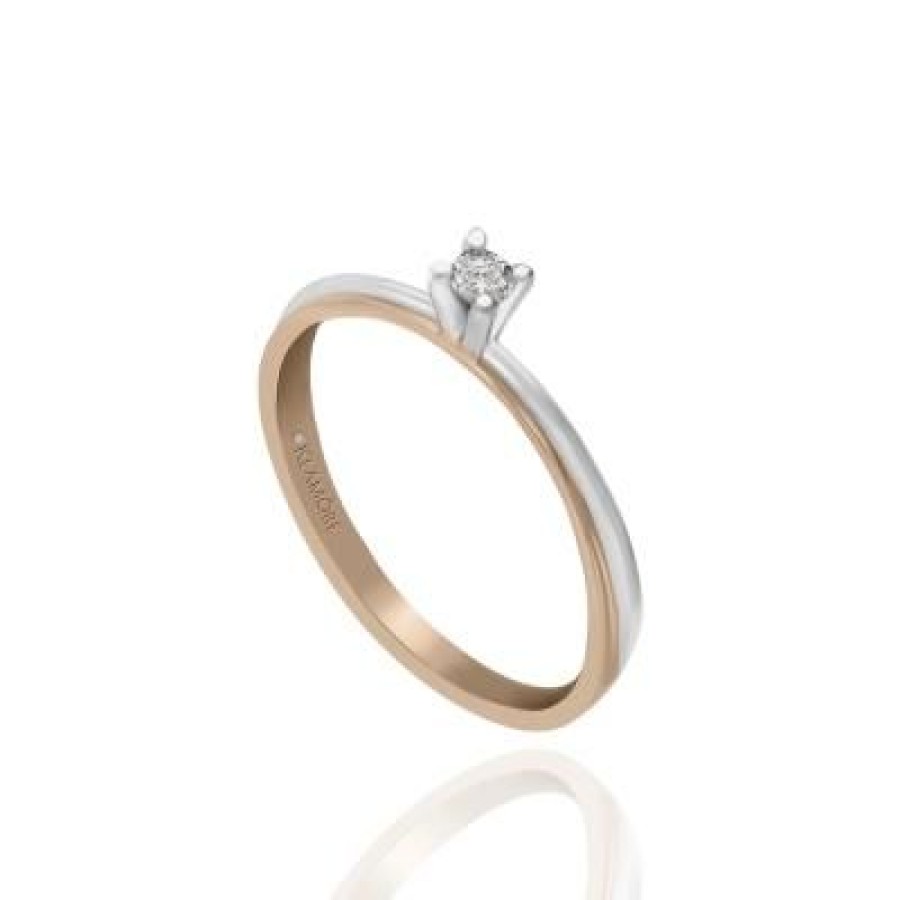 Joyeria Fina PEDIDO | Anillo De Compromiso Katherin Oro Oro Rosa