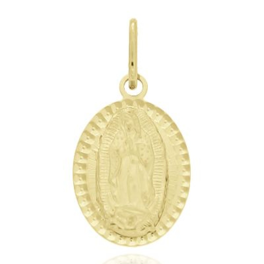 Joyeria Fina GVR | Medalla Virgen Guadalupe Oro 14K