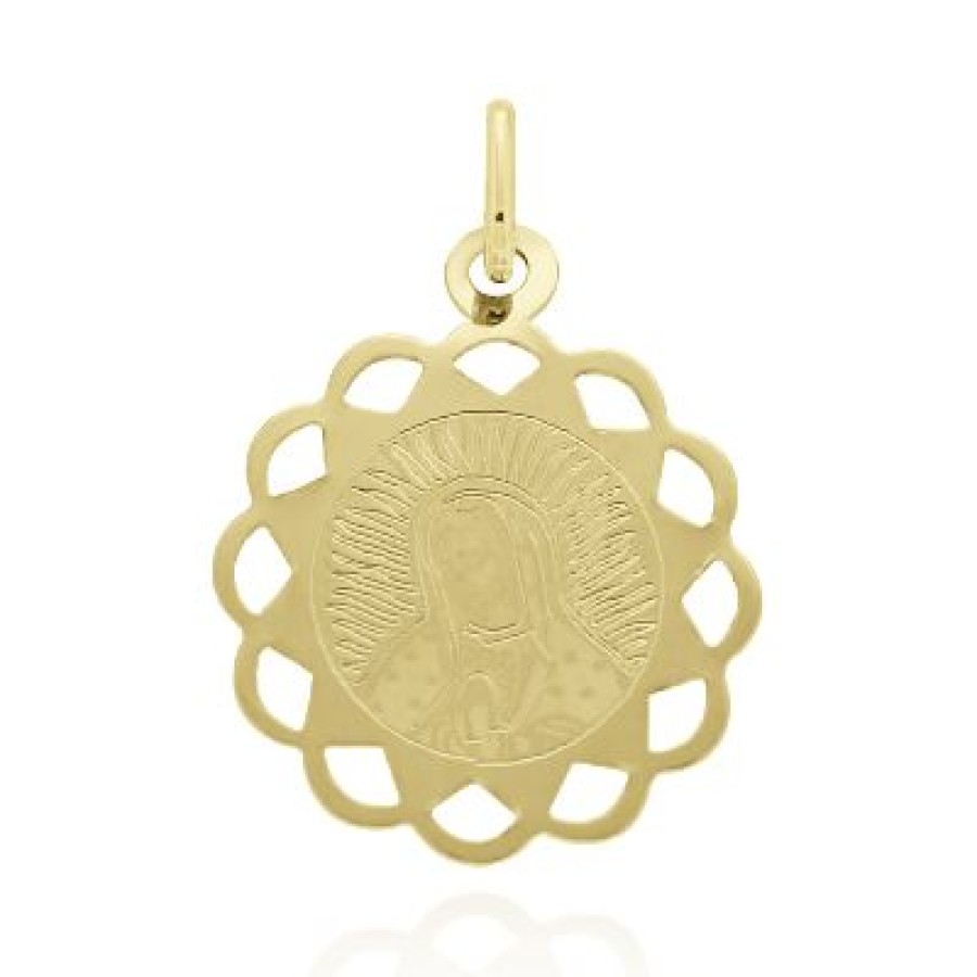 Joyeria Fina GVR | Medalla Virgen Oro 14K