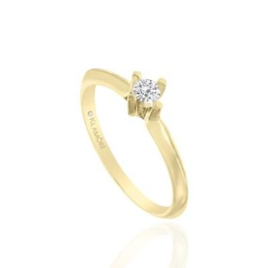 Joyeria Fina GVR | Anillo De Compromiso Celene Oro Oro Amarillo