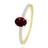 Joyeria Fina GVR | Anillo Oro 14K Con Dte Y Rubi