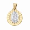 Joyeria Fina GVR | Medalla Virgen Guadalupe Oro Bicolor 14K