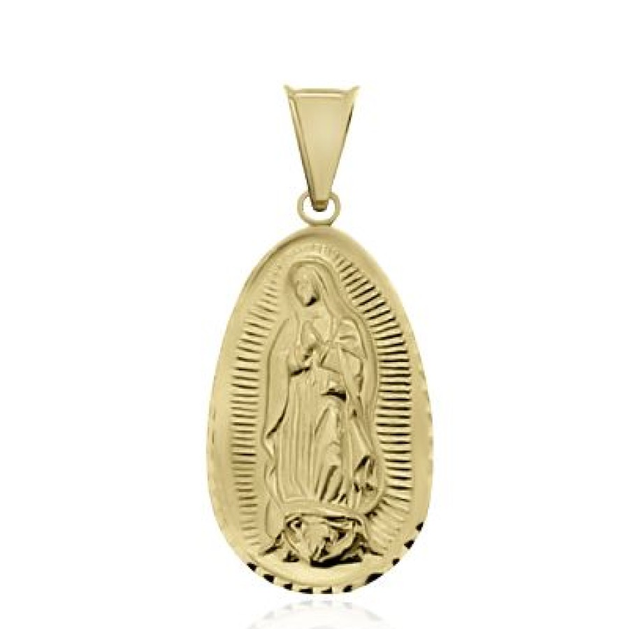 Joyeria Fina GVR | Medalla Virgen Guadalupe Oro 14K