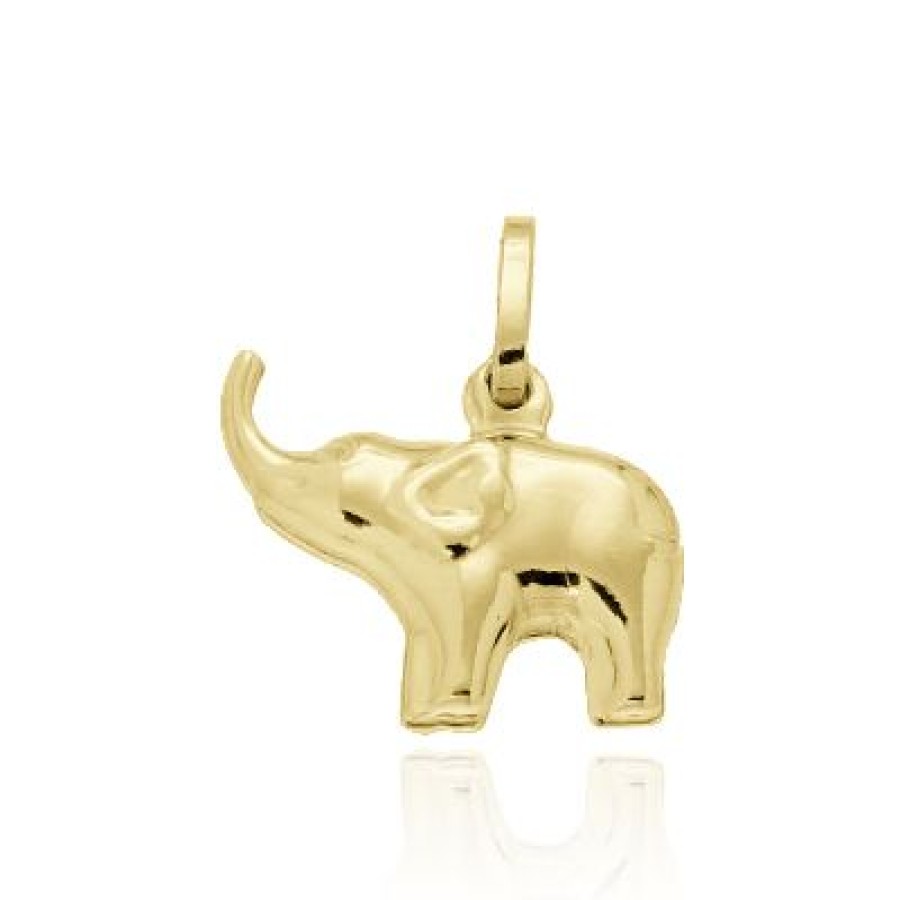 Joyeria Fina GVR | Dije Elefante Oro 14K